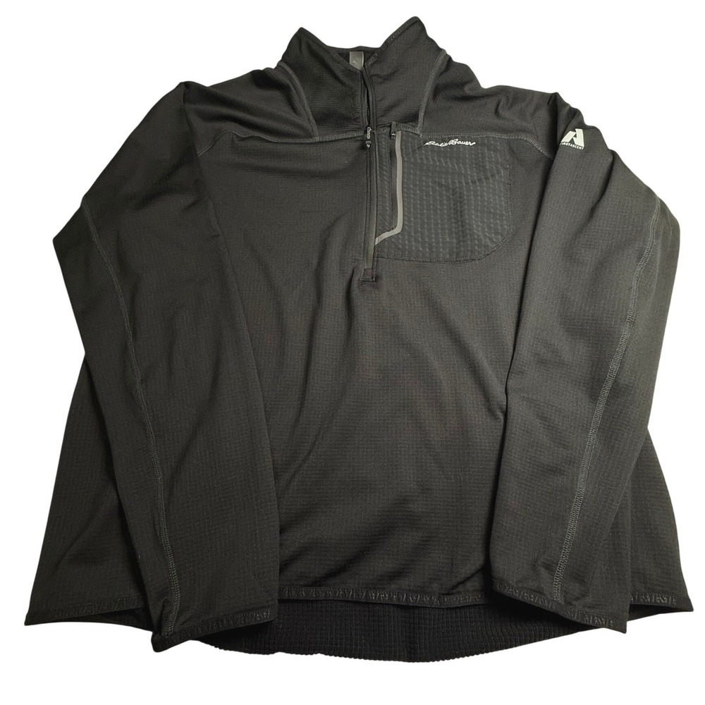Eddie Bauer First Ascent Free Heat Full Zip Jacket Men's XL Tall Black Outdoor